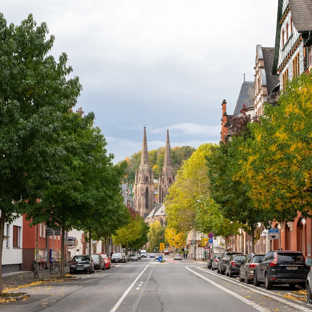 City street scene